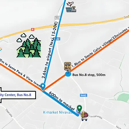 Kemp Santa's Winter Caravan-kabe Ametist